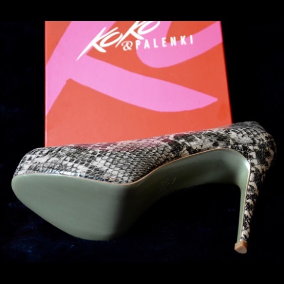 Snake Skin Heels - Picture 3 of 4